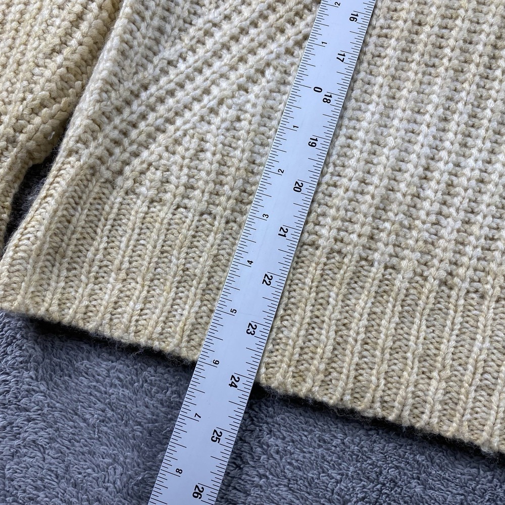 A New Day Cable Knit Pullover Sweater Womens Small Beige Long Sleeve - Picture 6 of 15